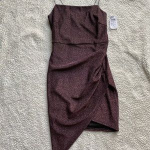 WINDSOR pink sparkle mini dress